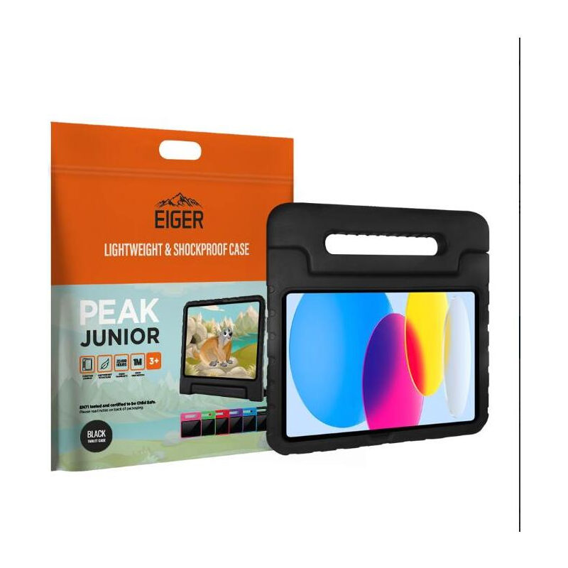 Eiger Peak Junior Case - Leichter & Stoßfester Koffer, iPad 10.9 schwarz