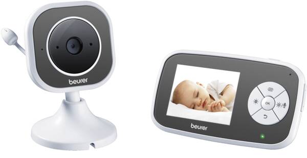 Beurer Babyphone-Set BY 110 Weiss-Grau