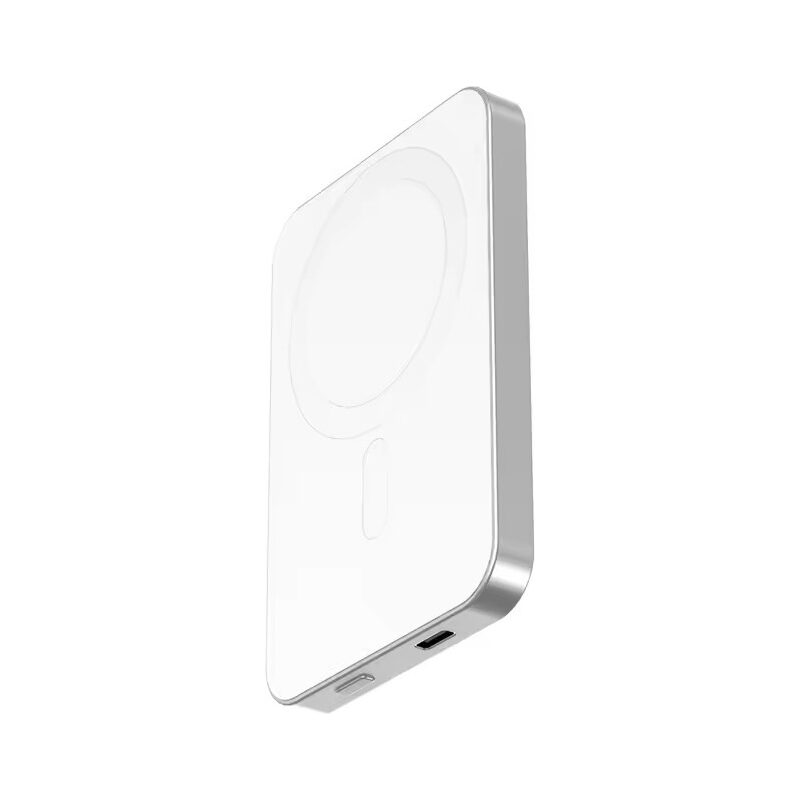 nevox MAGNETIC POWERBANK 5000mah - silber-weiss (Kompatibel mit MagSafe®)