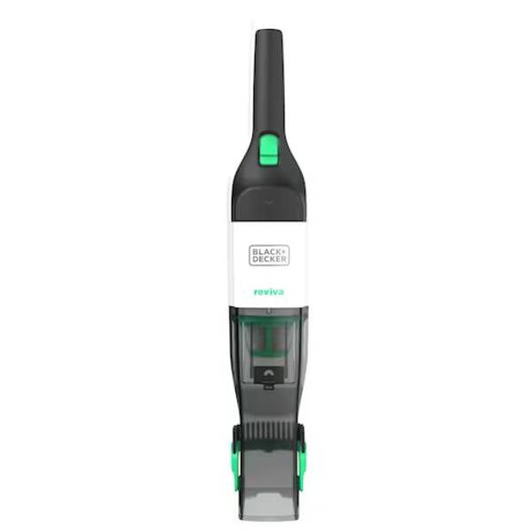 Black + Decker Akku-Handsauger REVHV8C-QW Weiss-Grau