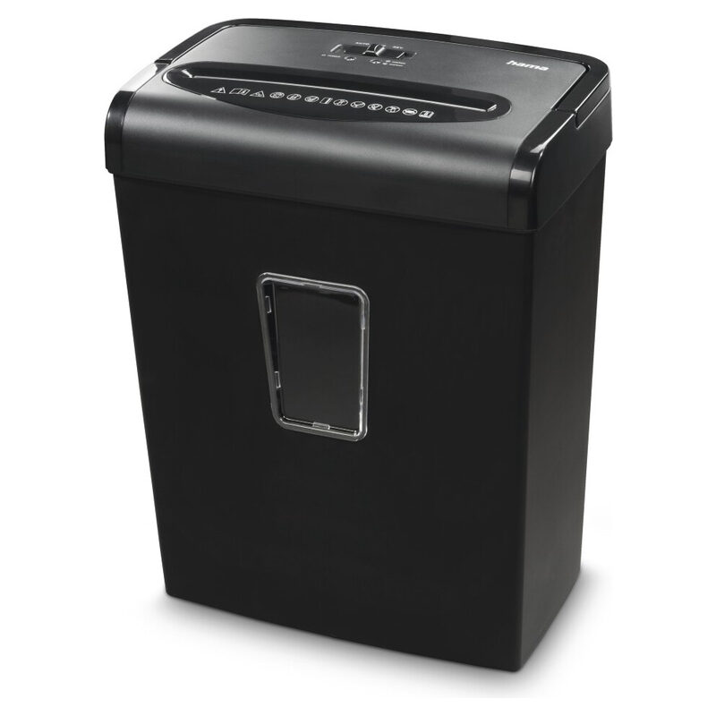 Hama Aktenvernichter Premium M8+, 20L, Sicherheitsstufe E4/P5/T5, Schwarz