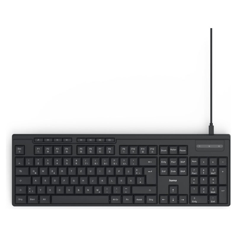 Hama Tastatur-USB CK-200 schwarz