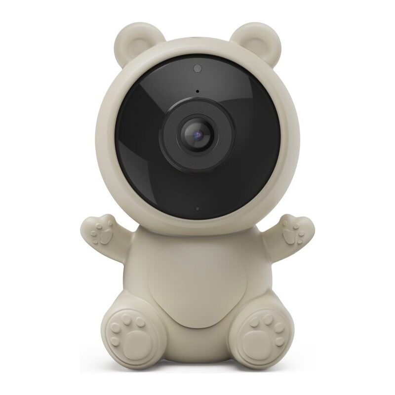 Hama WLAN-Überwachungskamera / Babyphone, 1080p, mit App, Bewegungsmelder, Nachtsichtfunktion, Audio, indoor, Weiss/Schwarz
