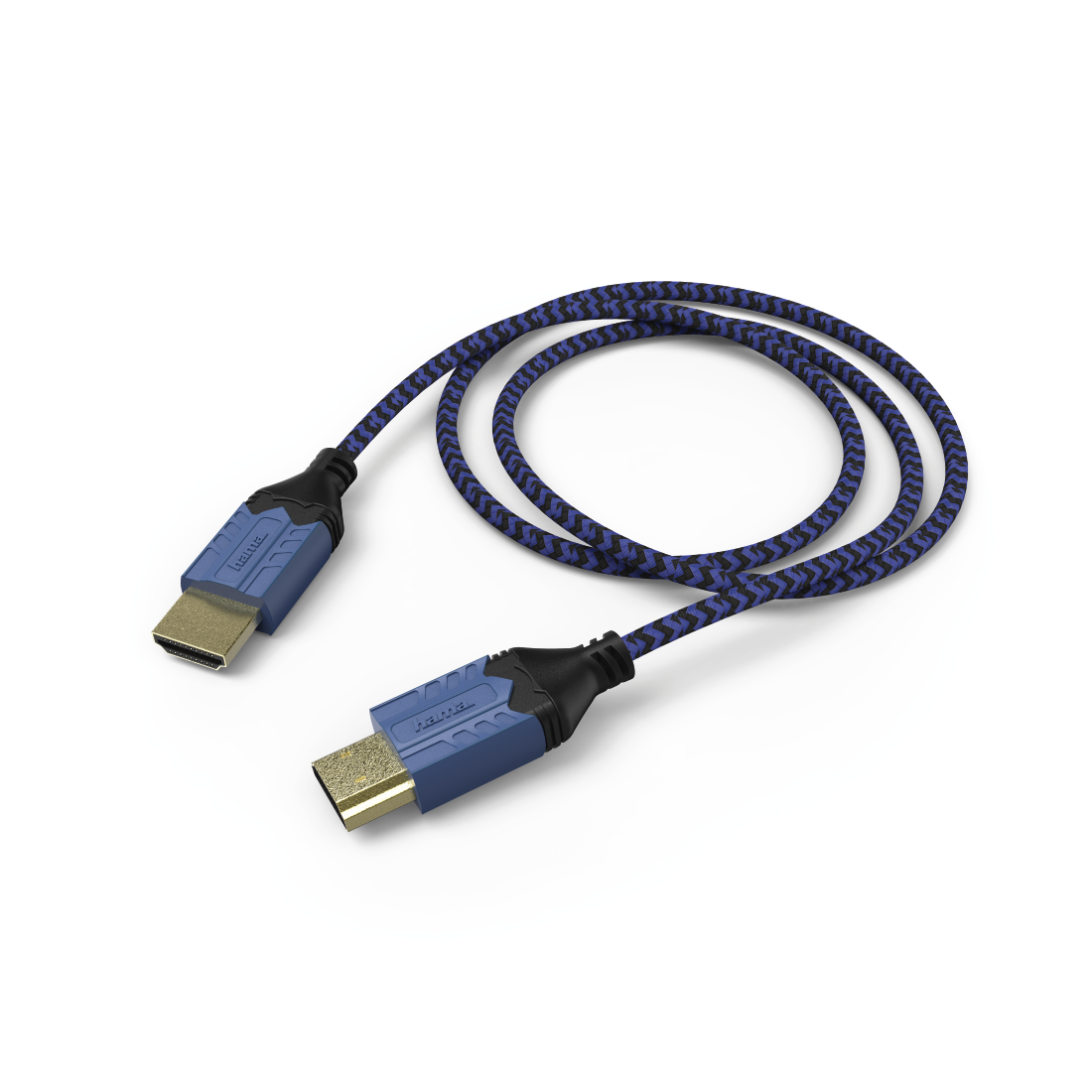 Hama High Speed HDMI™-Kabel "High Quality", Ethernet, 2,5 m, Blau