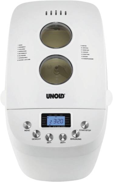 Unold Brotbackautomat 68520 Backmeister Big White Weiss