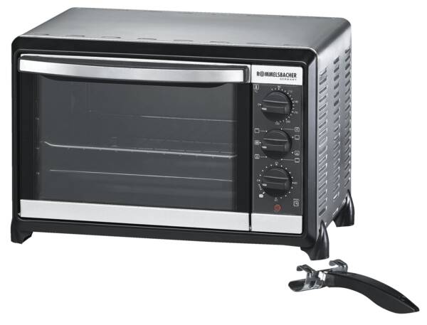 Rommelsbacher Mini-Ofen BG 1055/E Edelstahl