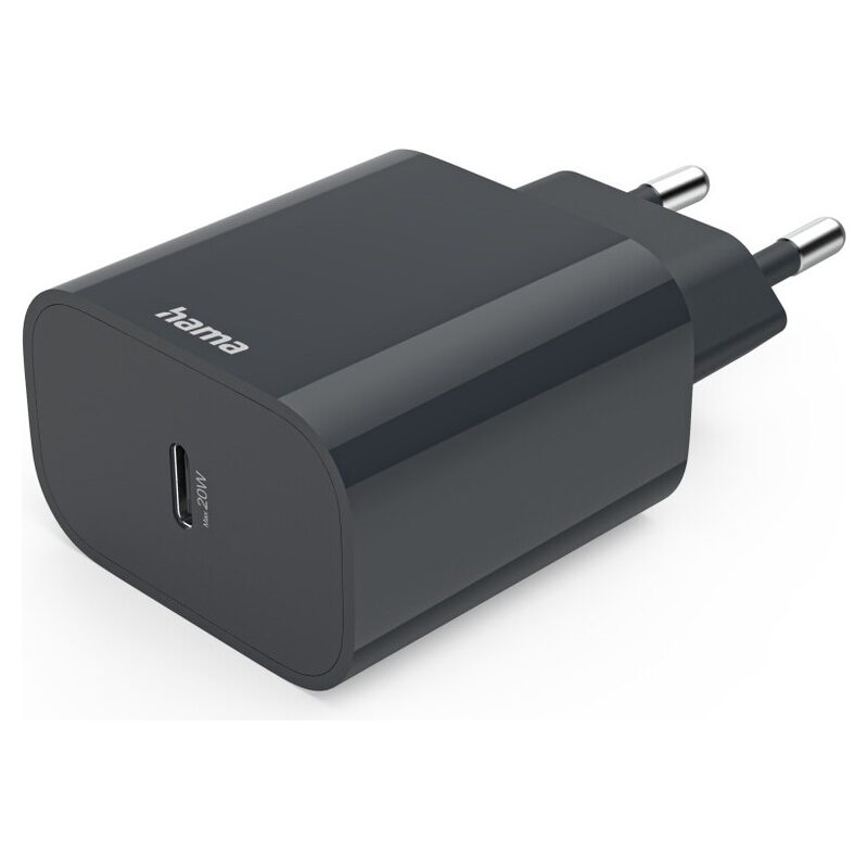 Hama Netzteil Schnelllader, USB-C Buchse, Power Delivery 3.0 (PD) 20W