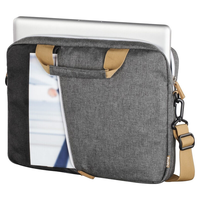 Hama Laptop-Tasche Florenz, bis 40 cm (15.6 Zoll), Schwarz/Grau