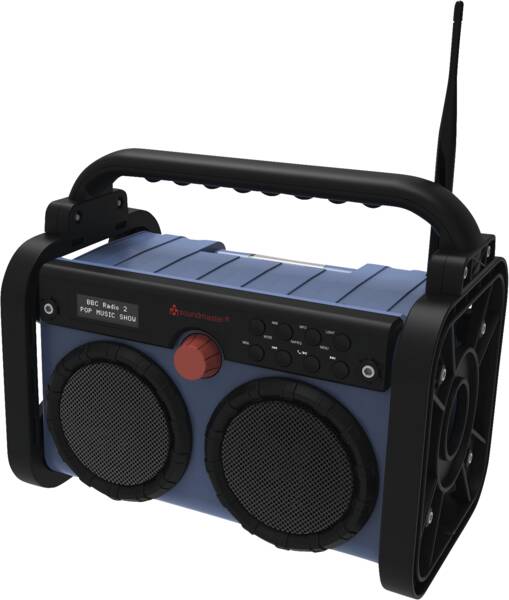 Soundmaster Kofferradio DAB85BL Blau-Schwarz