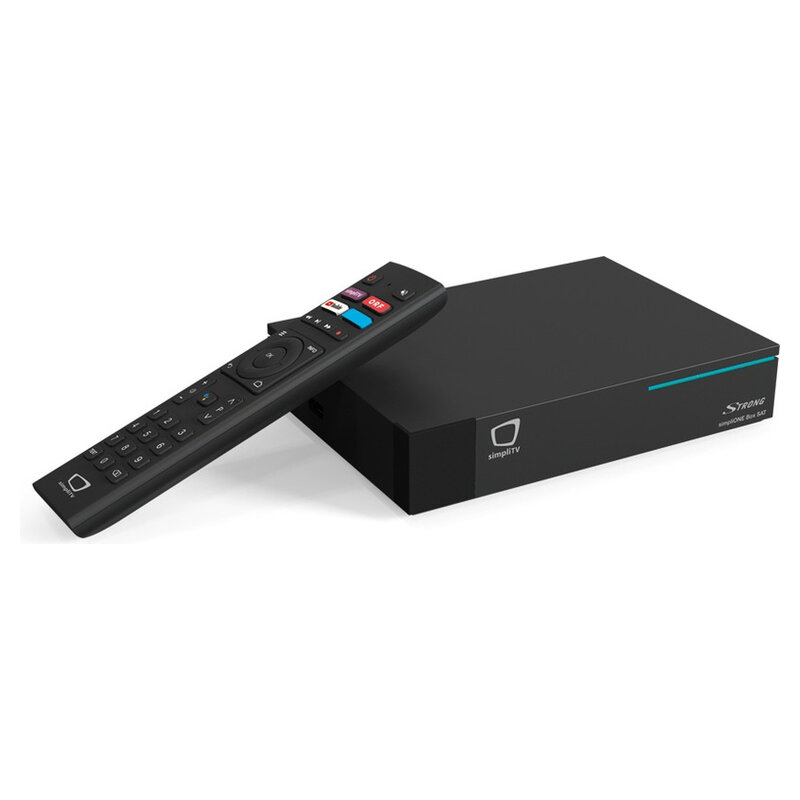 Strong SRT-4150 simpliONE Box SAT, Android Streaming Box, schwarz