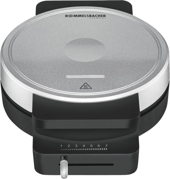 Rommelsbacher Waffeleisen WA 850 Schwarz-Silber