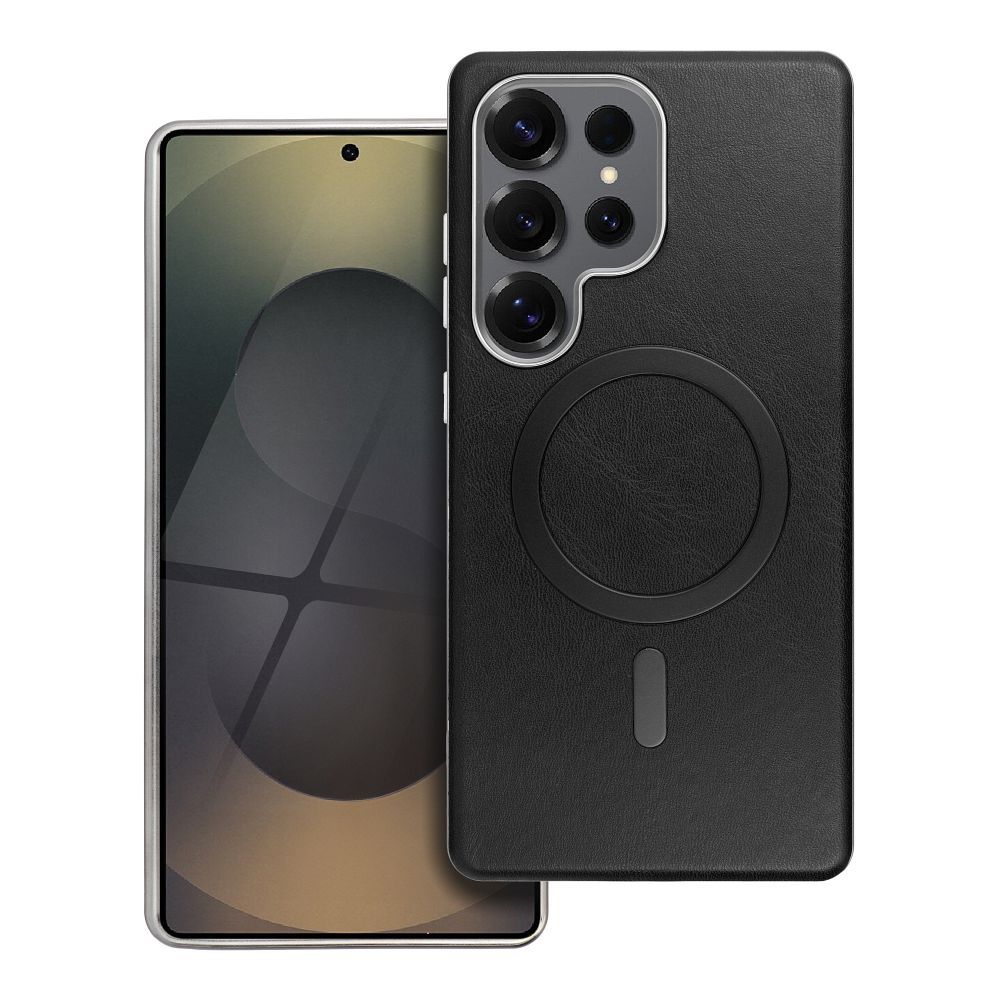 Case for Samsung S26 Gentleman Mag Cover compatible with MagSafe black