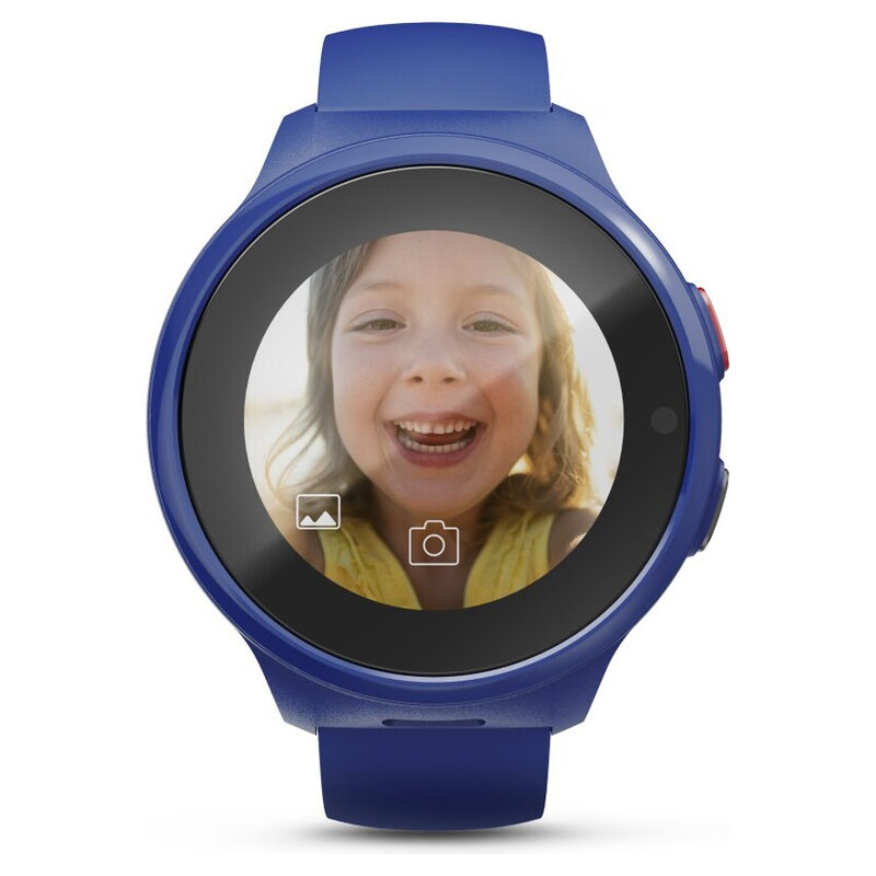 Hama Kinder-Smartwatch, GPS, SOS-Taste, Bluetooth, Telefonfunktion, Blau