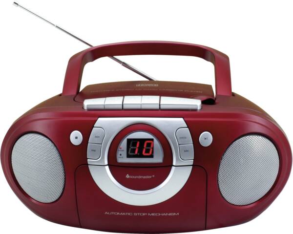 Soundmaster Radioplayer SCD5100 Rot