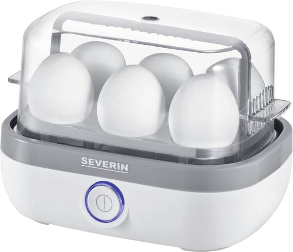 Severin Eierkocher EK 3164 Weiss-Grau