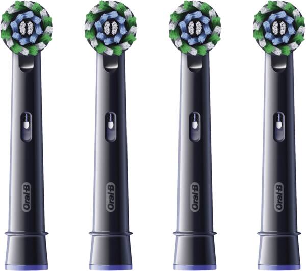 Oral-B Aufsteckbürste für Zahnbürsten Pro CrossAction 4er Schwarz