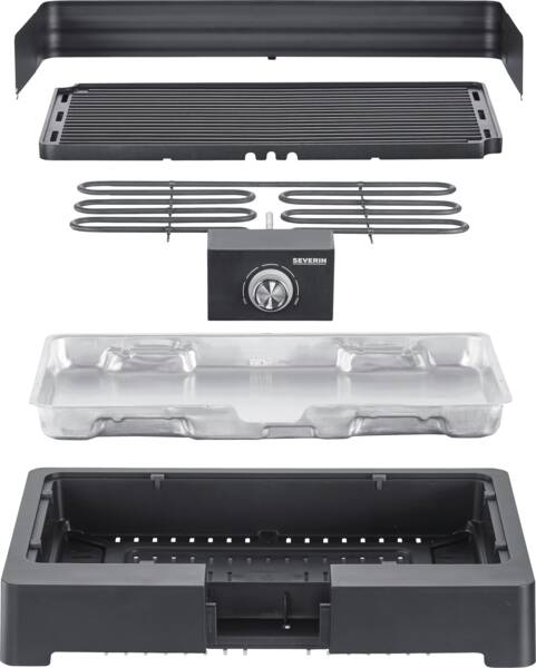 Severin Barbecue-Elektrogrill PG 8567 Schwarz