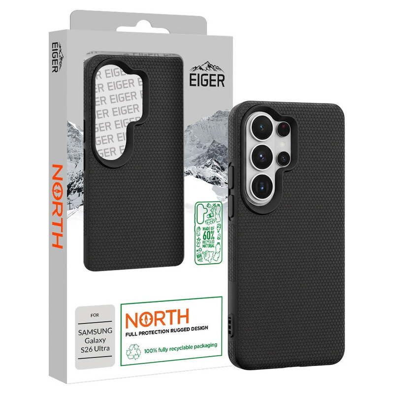 Eiger North Case für Samsung Galaxy S26 Ultra schwarz
