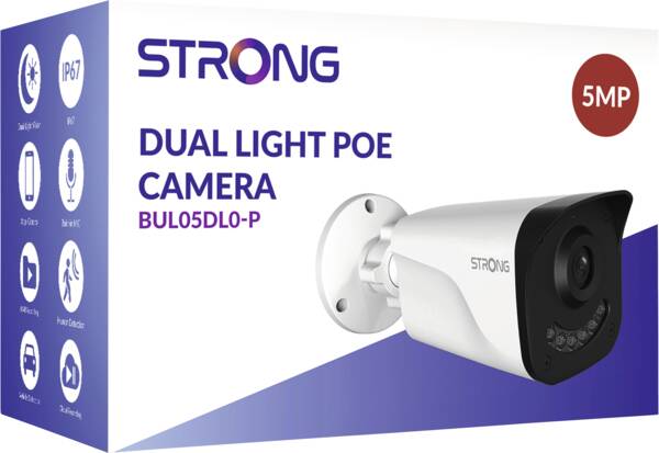 Strong Überwachungskamera BUL05DLO-P 5MP Dual Light PoE Camera