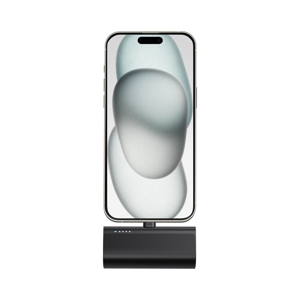 Powerbank Blue Star 5000 mAh with built-in connector Lightning 2,1A W0556P black