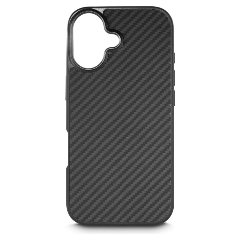 Cover Robust Carbon für Apple iPhone 17, Schwarz