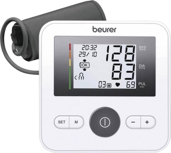 Beurer Blutdruckmessgerät BM 27+ Weiss