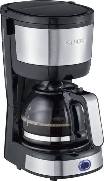 Severin Filterkaffeemaschine KA 4808 Edelstahl-Schwarz