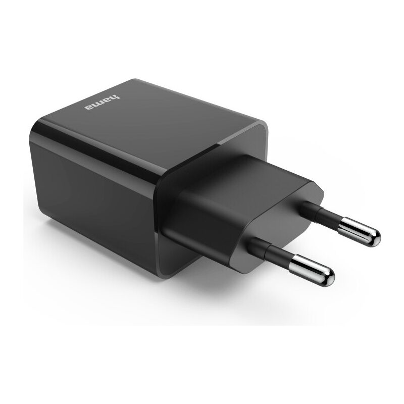 Hama Schnellladegerät, USB-C, PD, 20 W, Schwarz