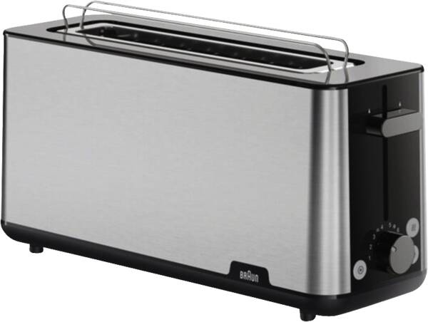Braun Domestic Home Langschlitz-Toaster HT 1610 BK Schwarz