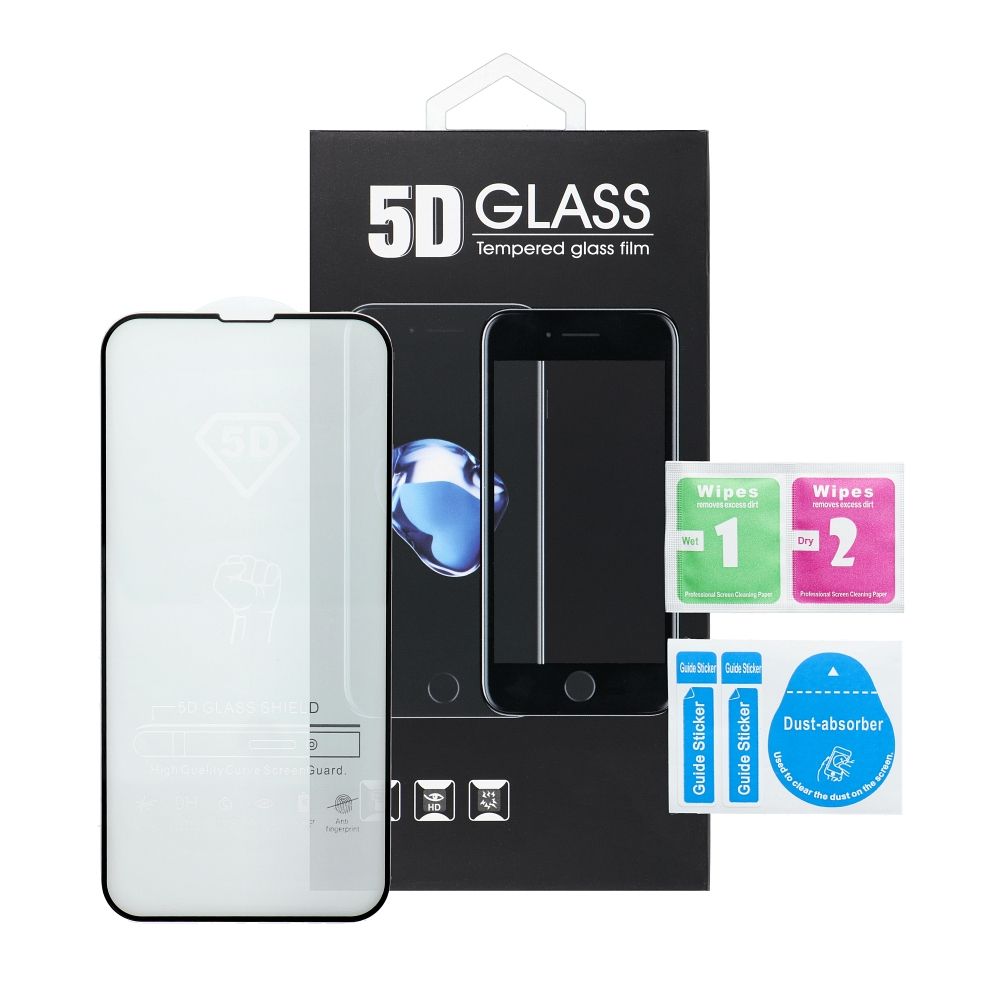 5D Full Glue Tempered Glass -für Samsung Galaxy A15 4G / A15 5G / M15 schwarz