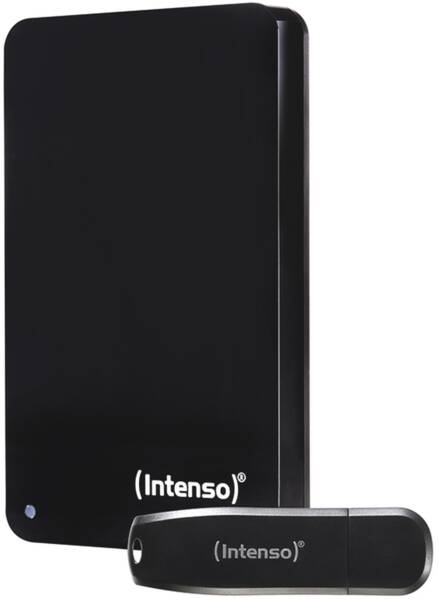 Intenso Festplatte 2TB USB 3.0 inkl. 32GB USB-Stick Schwarz