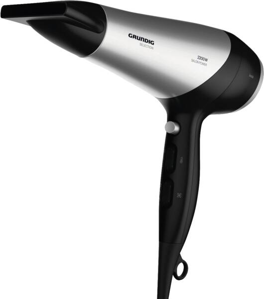 Grundig. Haartrockner HD 6080 B Silber-Schwarz