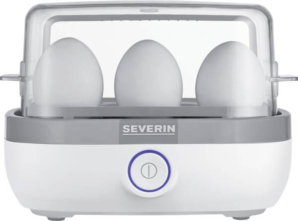 Severin Eierkocher EK 3164 Weiss-Grau