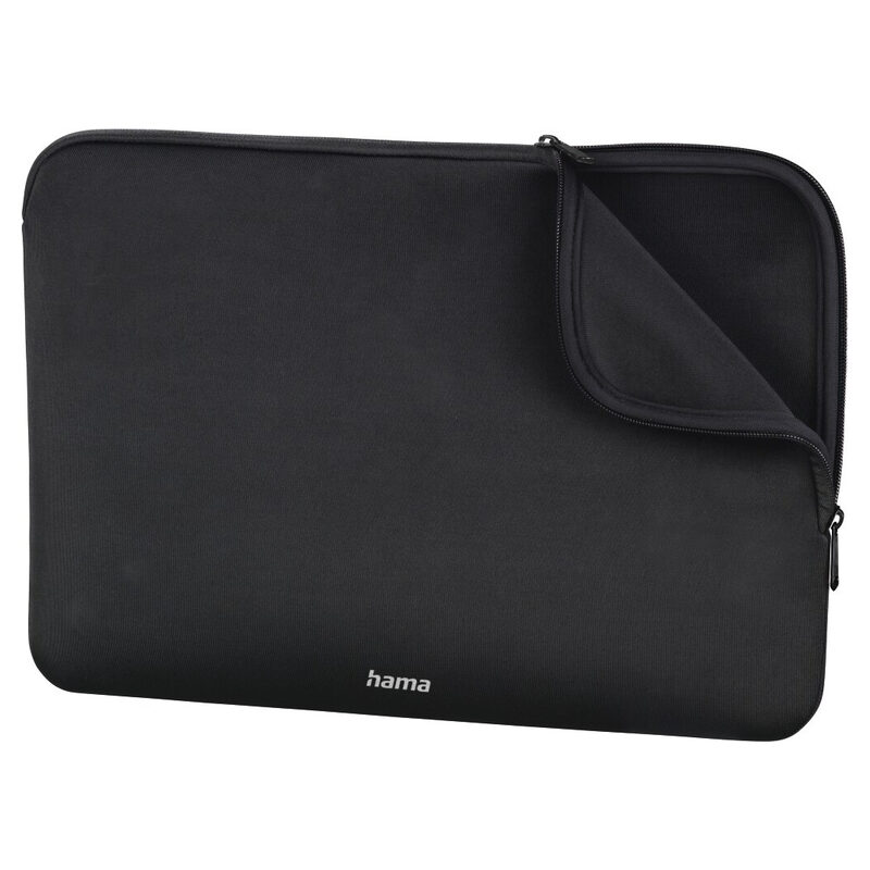 HAMA Laptop/Notebook-Sleeve Neoprene, bis 40 cm (15.6 Zoll), Schwarz