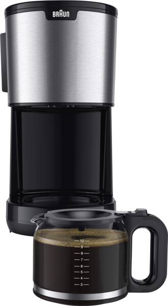 Braun Domestic Home Filterkaffeemaschine KF 1500BK Schwarz