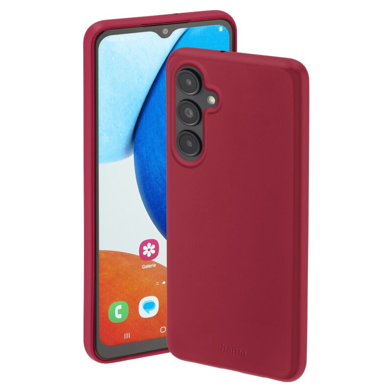 Hama Cover Finest Feel für Samsung Galaxy A14/A14 5G, Rot