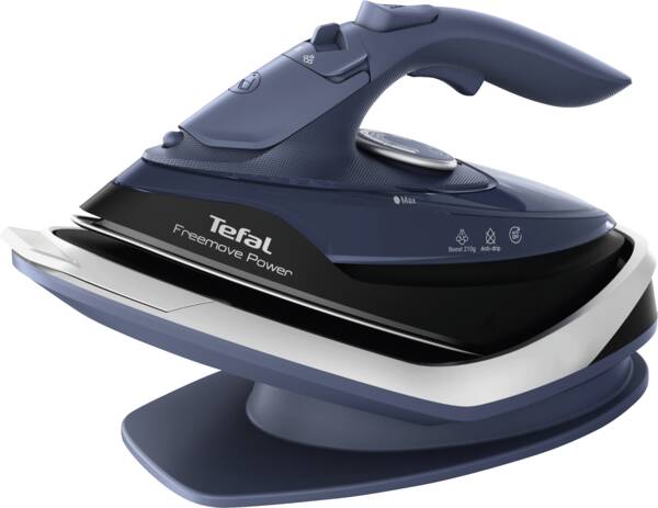 Tefal Dampfbügeleisen FV6675 Freemove Power Blau-Schwarz