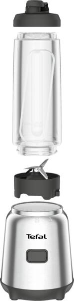 Tefal Smoothie-Maker BL15FD Mix & Move Edelstahl-Schwarz