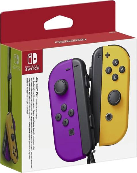 Nintendo Joy-Con 2er-Set Neon-Lila/Neon-Orange (Switch)