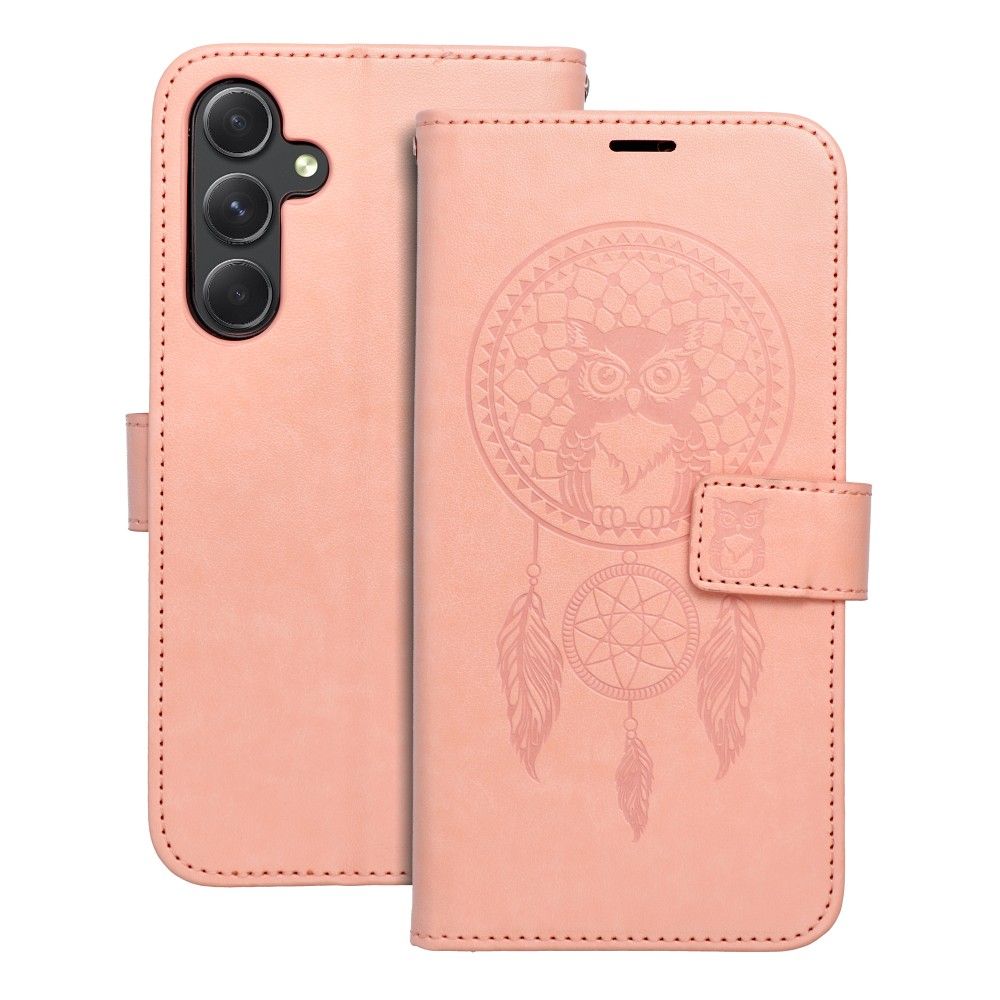 MEZZO Book case for SAMSUNG Galaxy A55 5G dreamcatcher peach fuzz