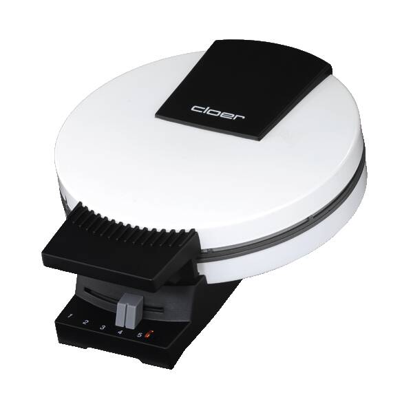 Cloer Waffeleisen Waffelautomat 171 Weiss-Schwarz