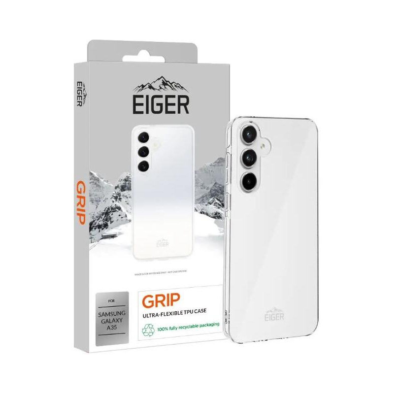 Eiger Grip Case Samsung A35 Transparent