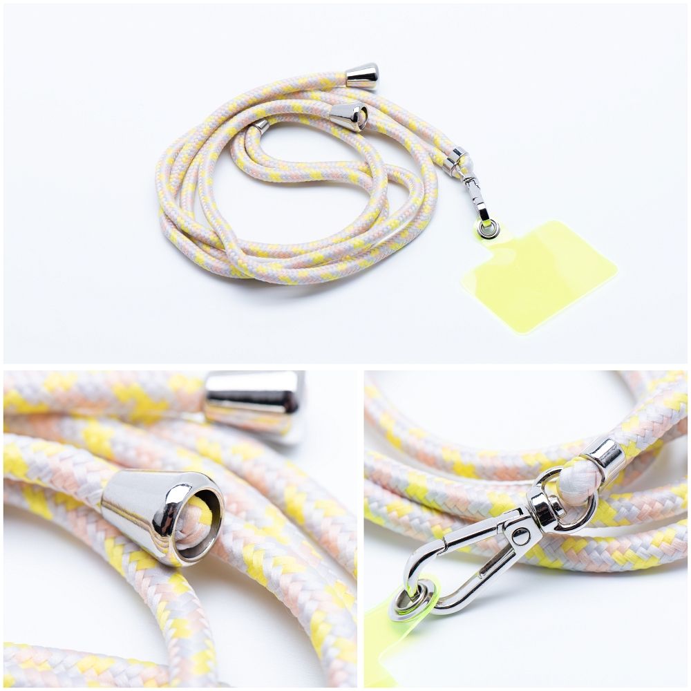 CRYSTAL DIAMOND Anhänger für Smartphonehülle 37cm gelb