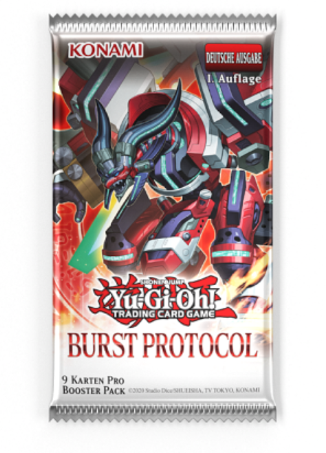 Yu-Gi-Oh! TCG Core Booster: Burst Protocol Booster DE – Deutsches Booster Pack | Offizielles Sammelkartenspiel