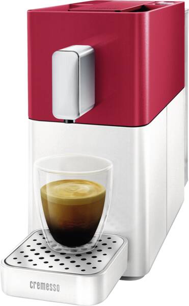 Cremesso Kaffeekapselautomat Easy Heart Red / Shell White