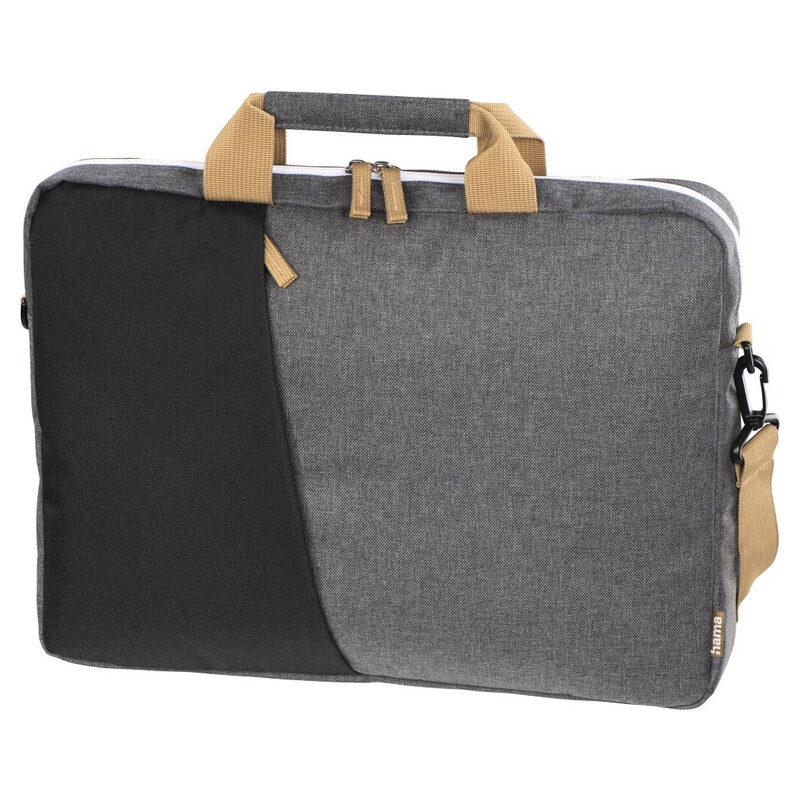 Hama Laptop-Tasche Florenz, bis 40 cm (15.6 Zoll), Schwarz/Grau