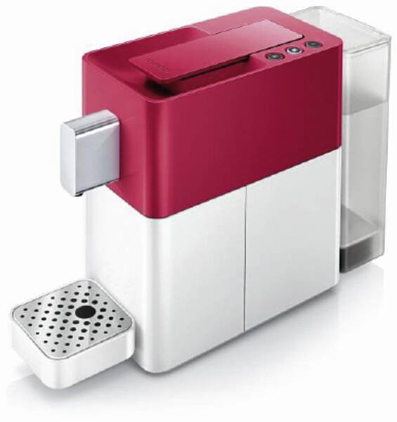 Cremesso Kaffeekapselautomat Easy Heart Red / Shell White