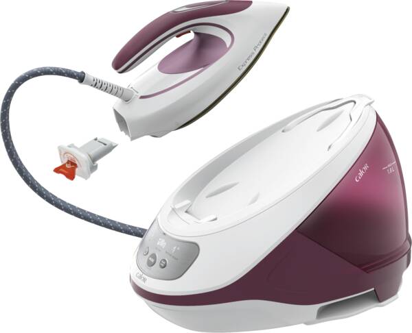 Tefal Dampfbügelstation SV9201 Weiss-Rot