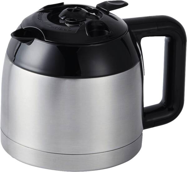 Cloer Filterkaffeemaschine 5258 Edelstahl-Schwarz