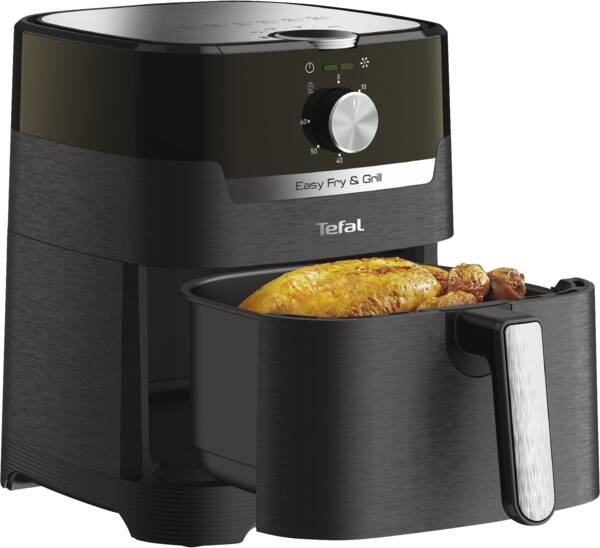 Tefal Heißluft-Fritteuse EY5018 EASY FRY & GRILL XL CLASSIC Schwarz